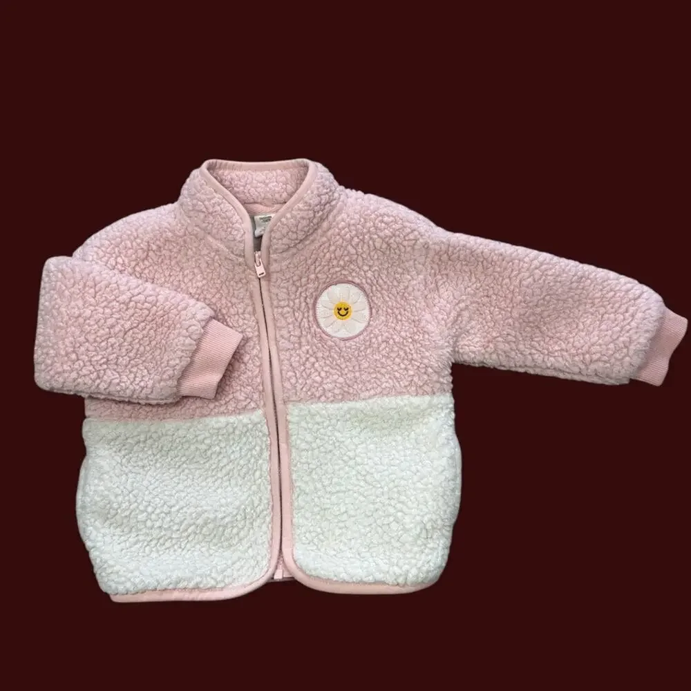 Tucker + Tate Daisy Jacket Zip Up Fleece 12 mo